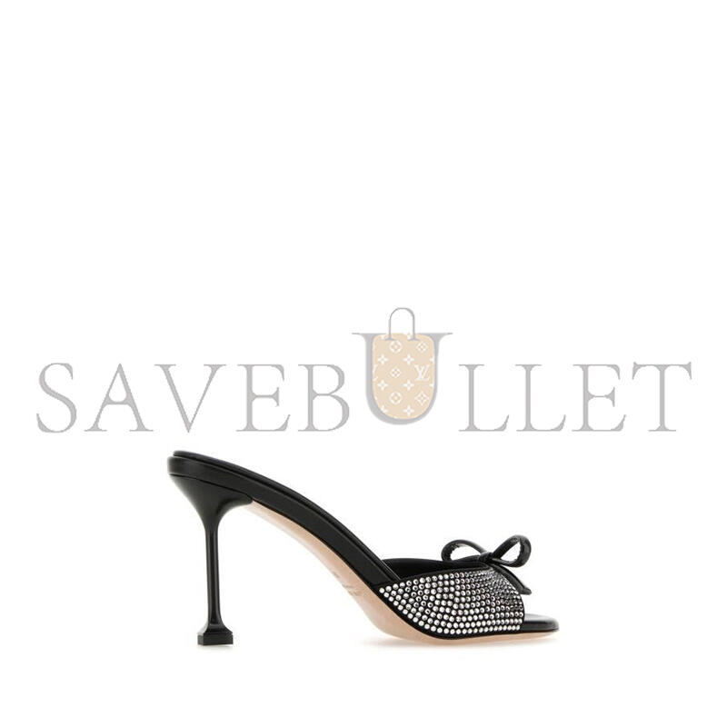 M1v M1v woman embellished fabric mules